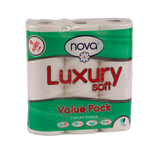 Nova T Tissue 200 Sheets 2P; Pack size: 8x9s