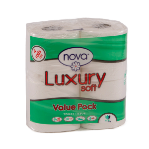 Nova T Tissue 200 Sheets 2P V ; Pack size: 12x4s