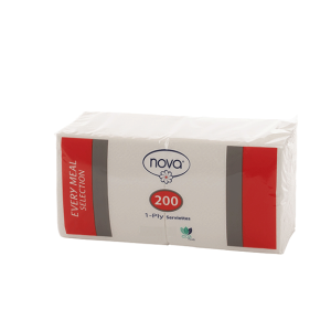 Virgin Serviettes 1 Ply 300x300mm Pack size: 200’s